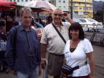 Marché de Quatre-Bornes avec Nelly et Philippe