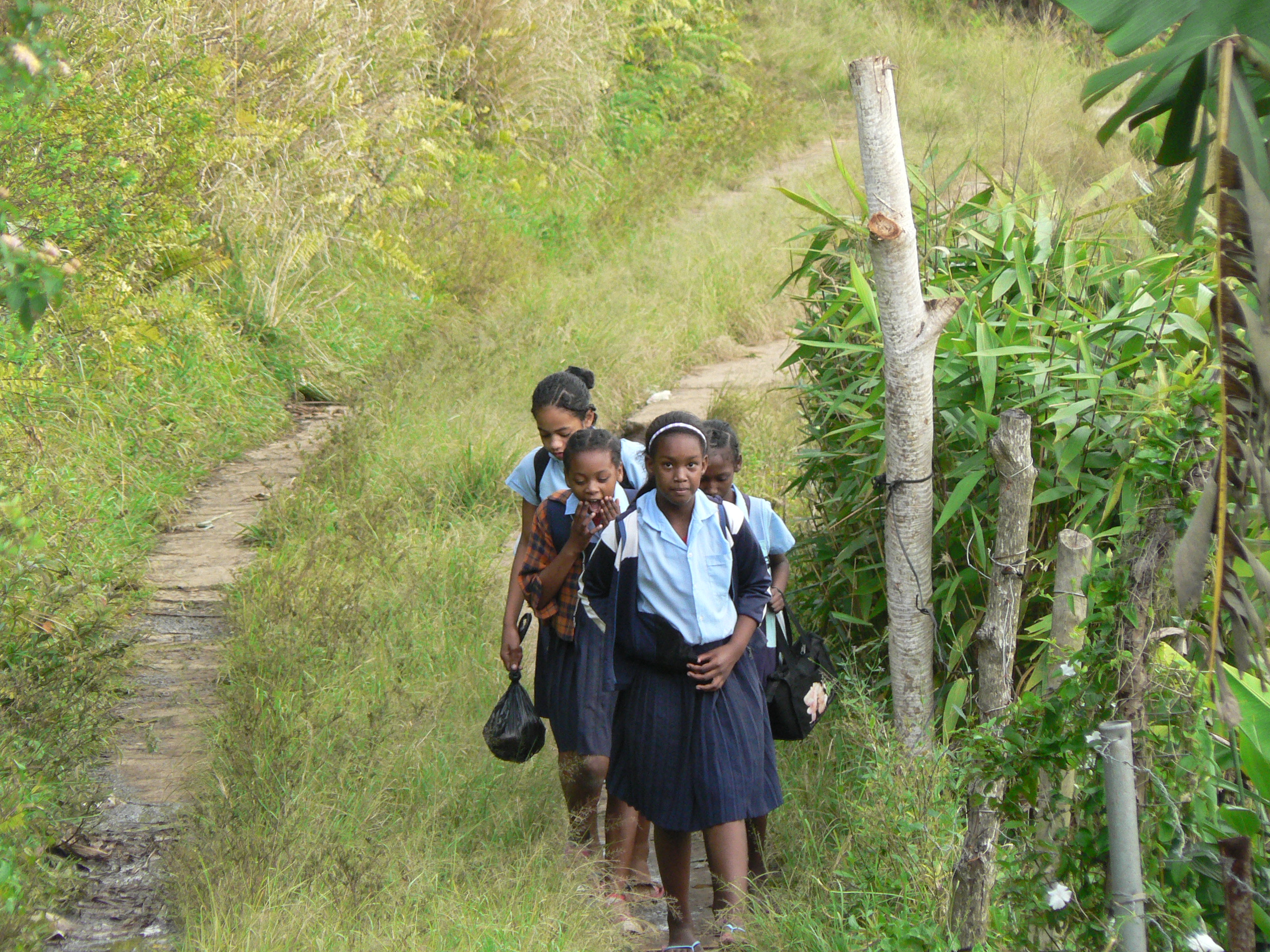 La sortie des écoles à Mont Lubin